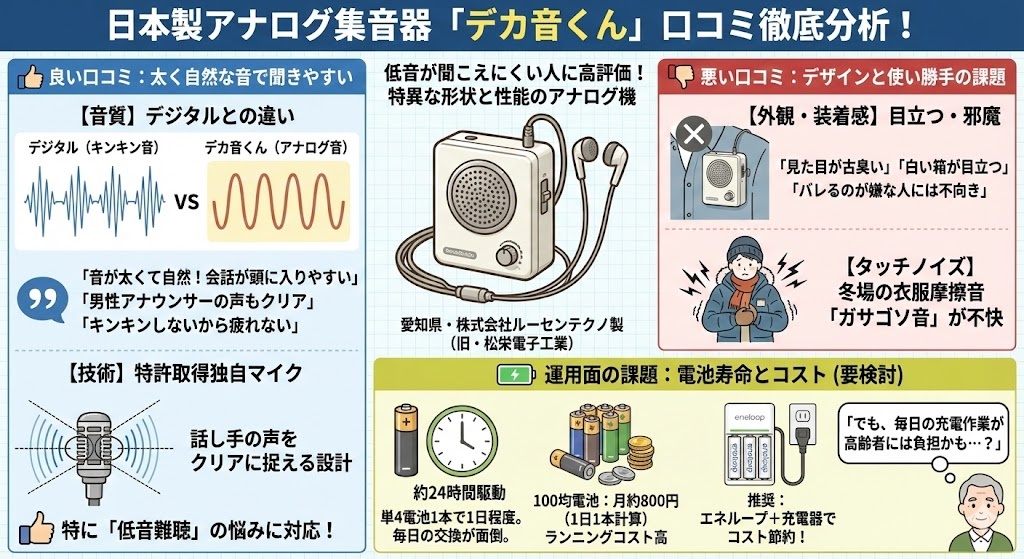 デカ音くんの口コミ