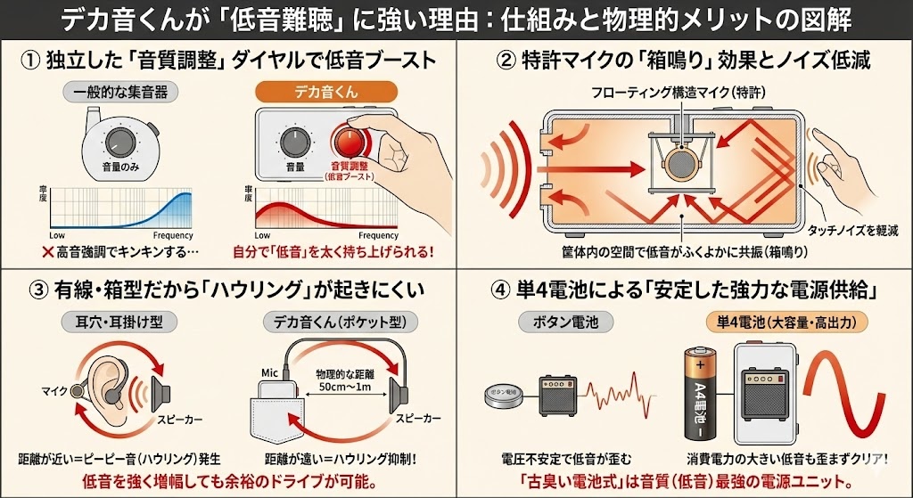 デカ音くんの意外なメリット