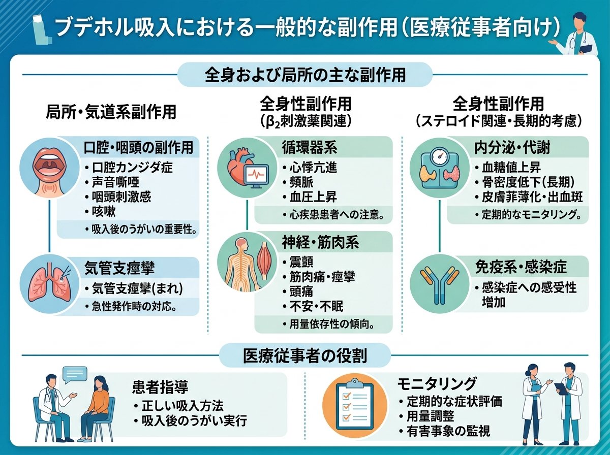 ブデホル使用における一般的な副作用症状