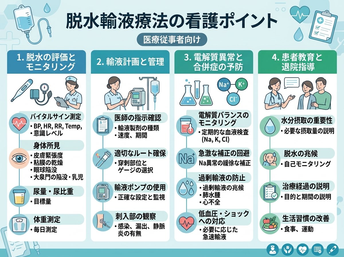 脱水輸液療法の看護ポイント