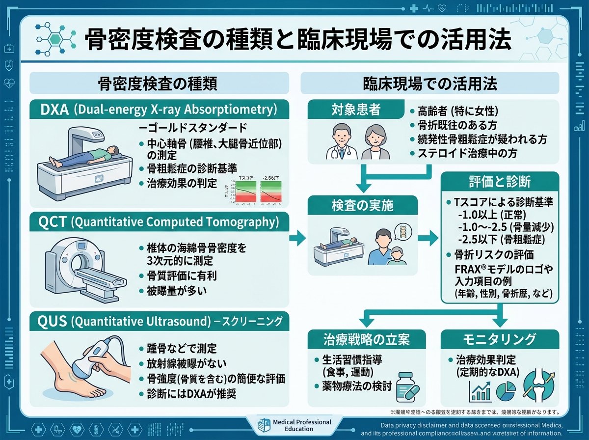 骨密度検査の種類と臨床現場での活用法