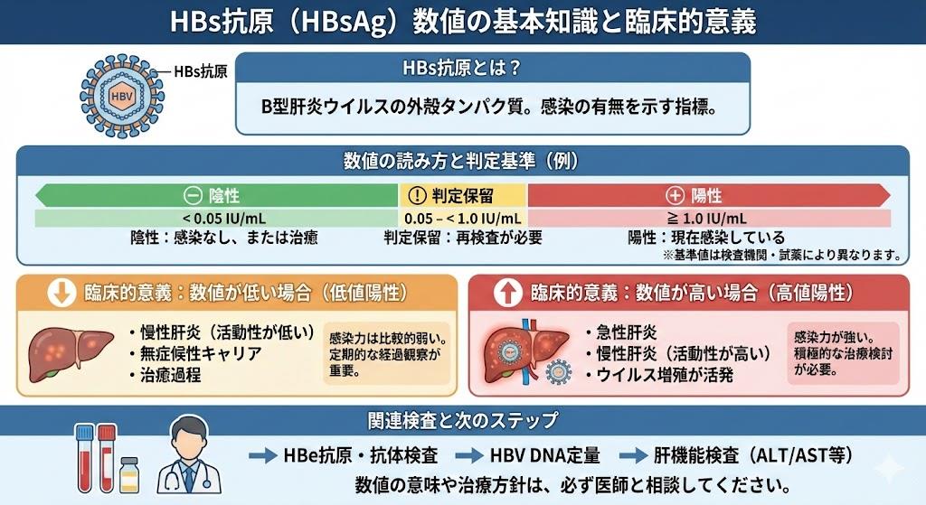 HBs抗原 数値 の基本知識と臨床的意義