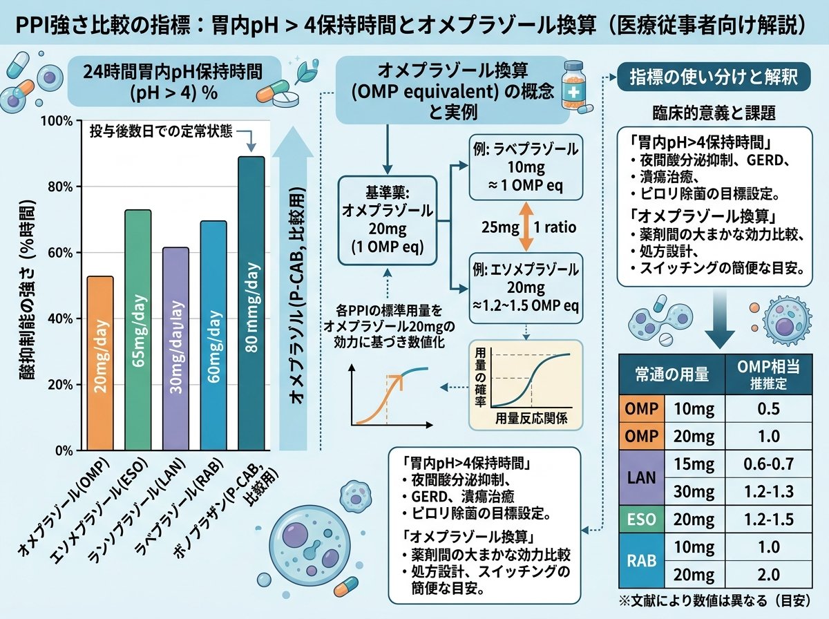 ppi強さ比較の指標：胃内pH><noscript><img src=
