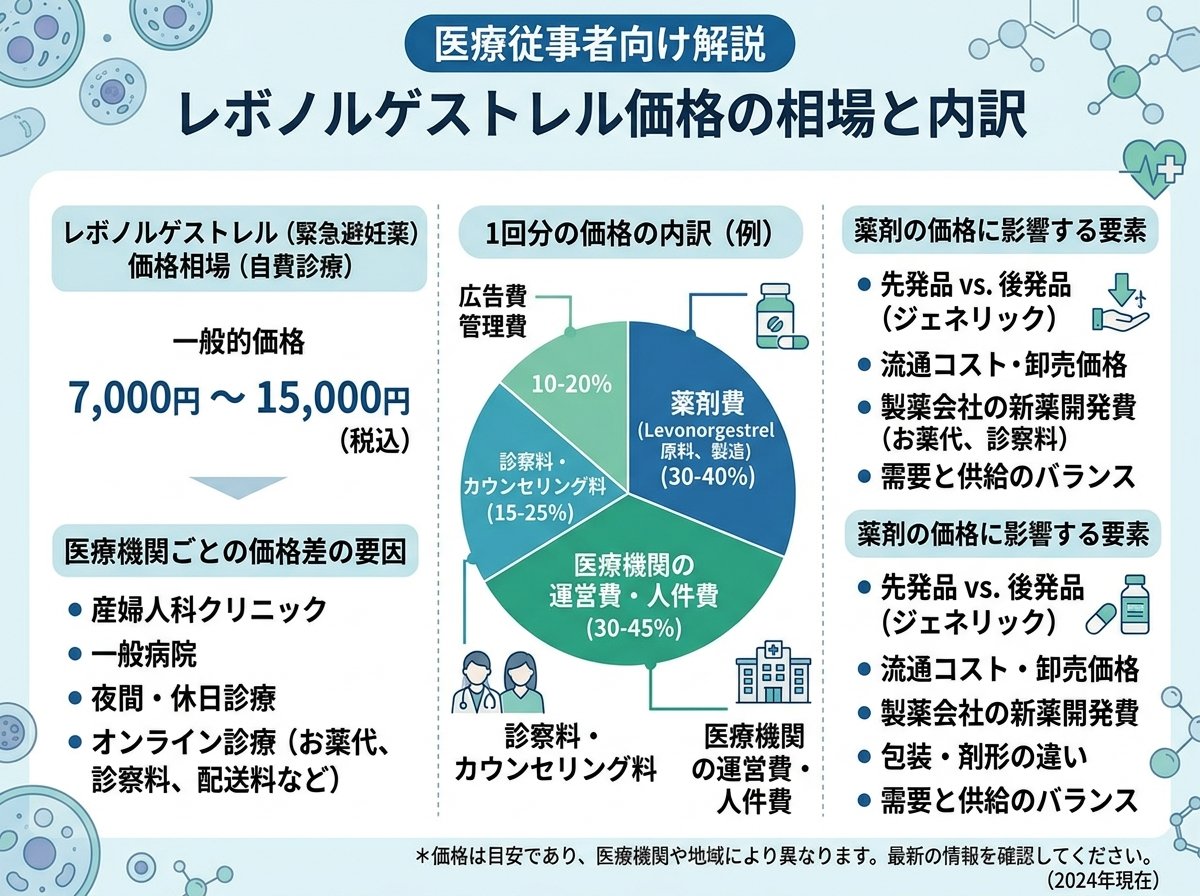 レボノルゲストレル価格の相場と内訳