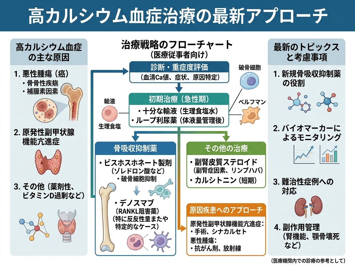 高カルシウム血症治療の最新アプローチ