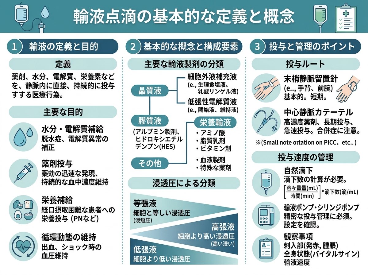 輸液点滴の基本的な定義と概念